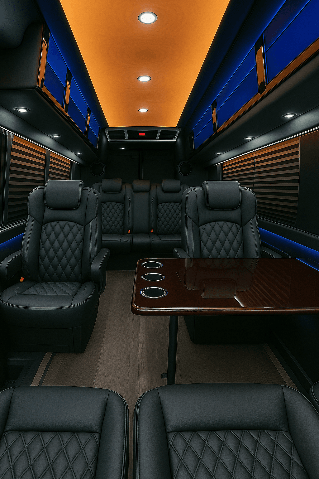 14 Passenger Executive Sprinter interior