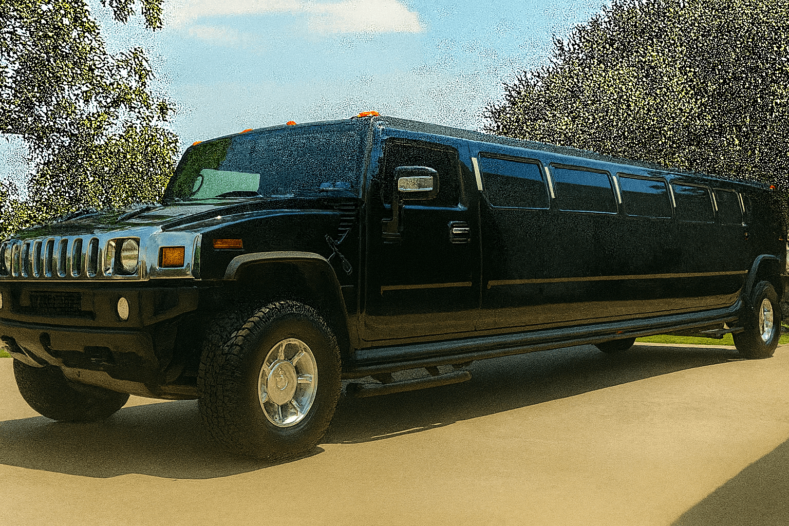 22 Passenger Limo exterior